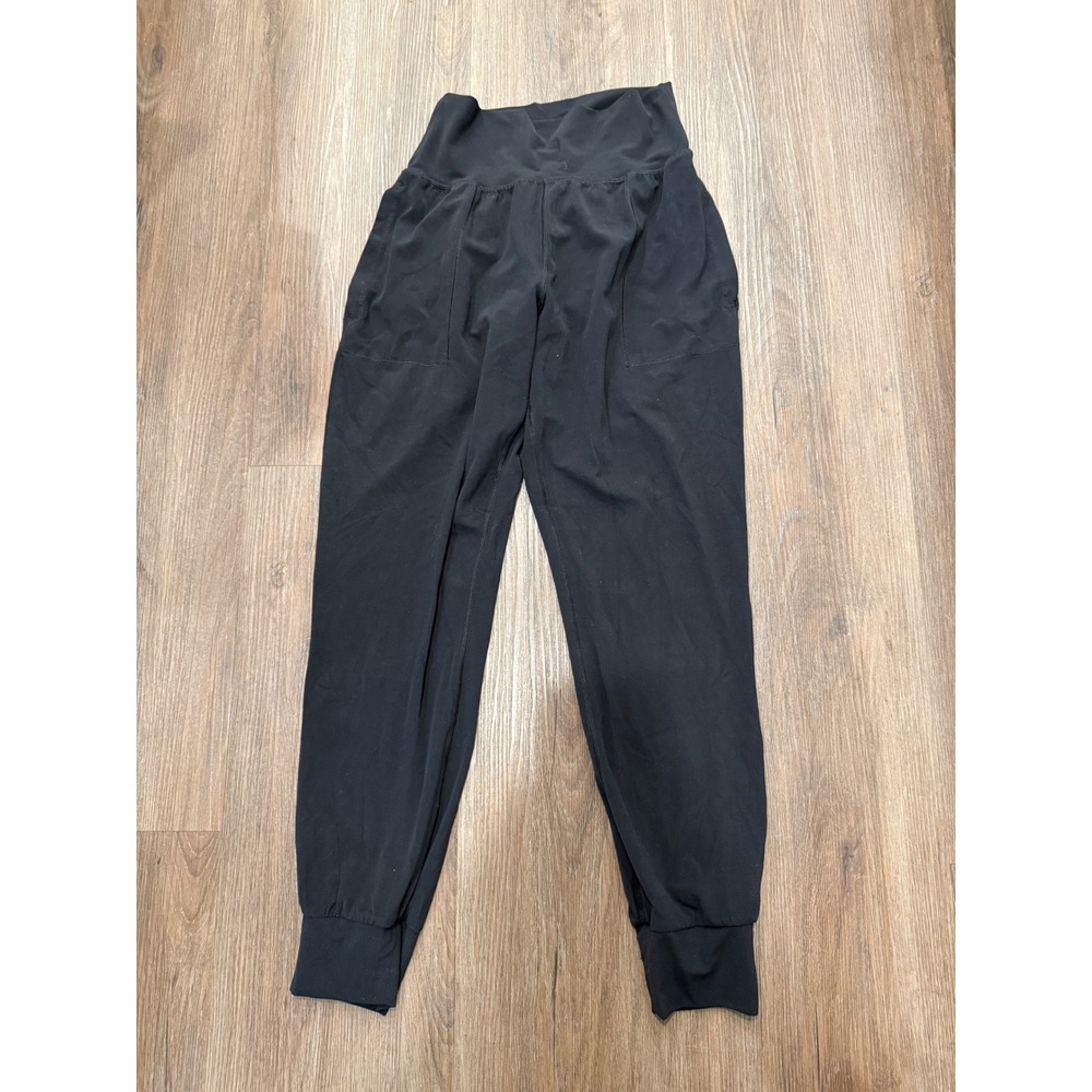 Athleta Salutation Jogger Black High Waisted Yoga‎ Pants Womens Size S Small